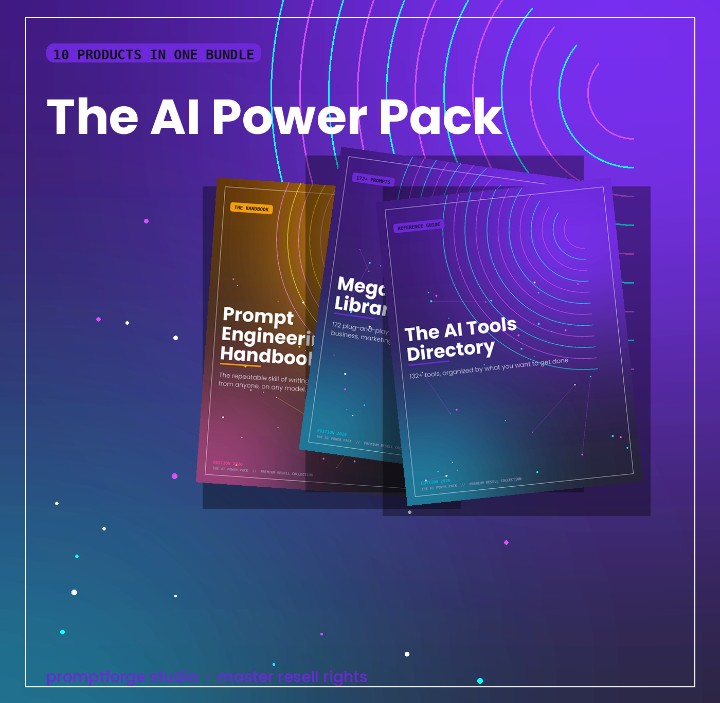 The AI Power Pack — Your Complete AI Toolkit (244+ Prompts, 14 Products Bundle)